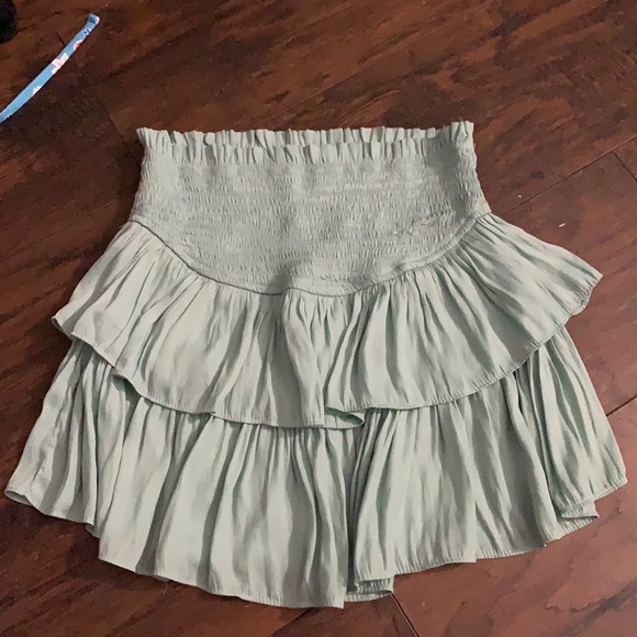 Mustard Seed Skirts Mustard Seed Smocked Ruffle Skirt Poshmark